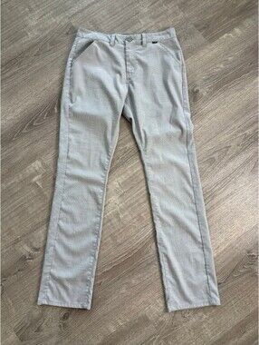 TravisMathew Men's Gray Slim Fit Stretch Pants Size 30